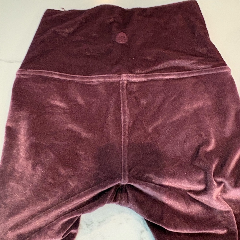 lululemon-  Velvet High-Rise Leggings in Plum